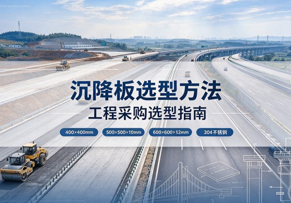 麻山沉降板选择方法